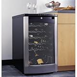 GE Profile : PWR04FANBS 20in Wine Center, 29 Bottle Capacity - Stainless Steel and Black