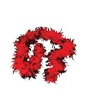New Black and Red Deluxe Two Tone Costume Accessory Boa