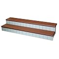 QCA Spas Two Tone Redwood Spa Step - Red (74")