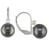 14k Tahitian Cultured Pearl Earrings (8-9mm)