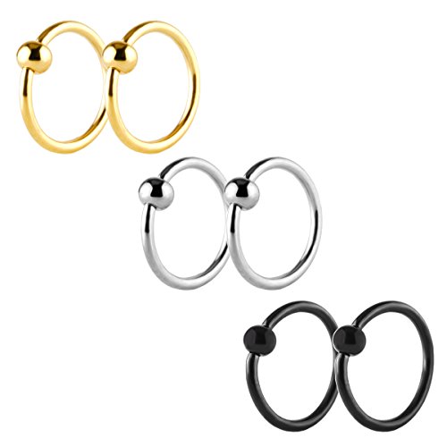 Charisma Stainless Steel Captive Bead Rings Hoop Barbell Ball Closure Body Piercing