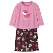 Infant Girls' Just One Year 2pc Long-sleeve Puppies PJ Set - Pink/Brown