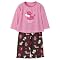 Infant Girls' Just One Year 2pc Long-sleeve Puppies PJ Set - Pink/Brown