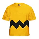 Charlie Brown Zig Zag Stripe yellow t-shirt