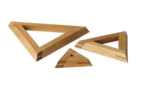 Royal Doulton Terence Conran Wood Accessories Trivet, Set of 3