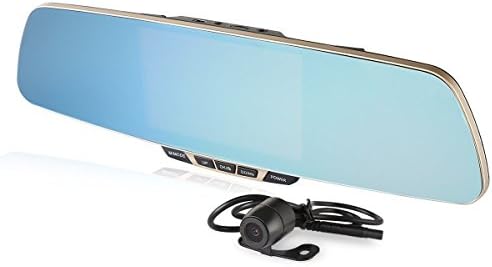Kushina Car Dash Cam, Dual Lens Car Camera, Car Video Recorder for Vehicles Front and Rear DVR 5.0 Inch Screen