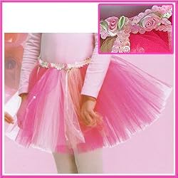 Fuchsia Rose & Sequin Ballerina Princess Tutu Size: Small