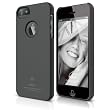 elago S5 Slim Fit Case for iPhone 5 + HD Professional Extreme Clear film included - Full Retail Packaging - Soft Feeling Dark Gray