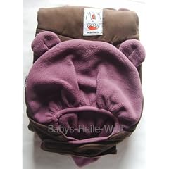 MaM Tragecover Winter braun-rosa