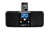 Produkt-Bild: Boston Acoustics Duo-i plus UKW/MW HiFi Radio mit integrierter  iPod/iPhone Dockingstation hochglanz schwarz