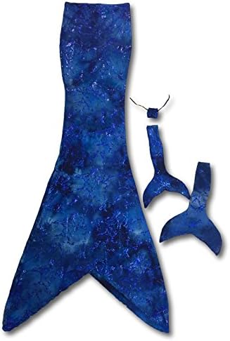 Mermaid Tail: Play Tail w/matching Ken &amp; Barbie Tails Bundle (Pink, Ch XS)