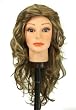 23 Long Mixed Brown all over layer / wavy synthetic wig