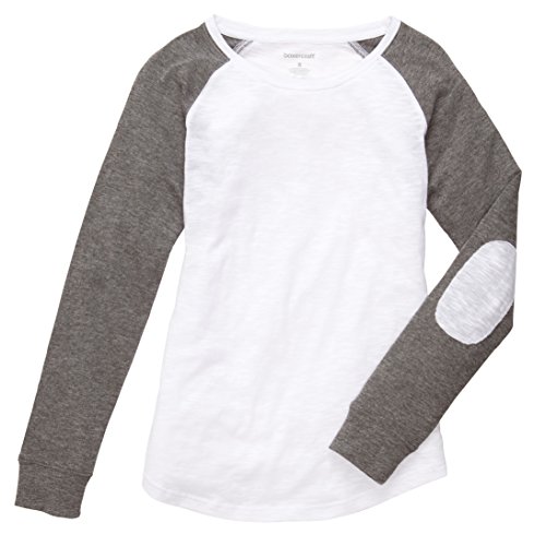 Boxercraft Preppy Patch Slub Longsleeve T-Shirt, Adult Sizes