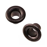 Guetermann / KnorrPrandell 6255612 - Nieten 5x3mm schwarz, 100 Stueck/Beutel