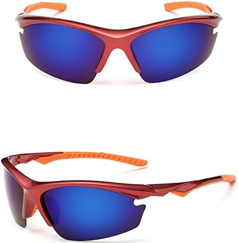 Esutong Sports Sunglasses, lightweight & shatterproof with UV400 wrap around protection. Perfect as sports sunglasses for cycling, running, water sports, triathlon, fishing, walking & hiking C5