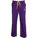 Minnesota Vikings Unisex Purple Solid Scrub Pants (Small)