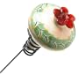 Habita MiniBlossom Hummingbird Feeder Folklore Green Leaf on Stake