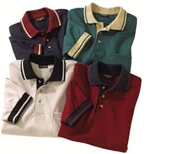 Polos - Solid with Contrasting Welt and Collar