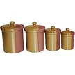 Gold Dust Set of 4 Canisters - Sienna
