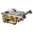 DEWALT DW745 Heavy Duty 10-inch Compact Job Site Table Saw with 16-inch Max Rip Capacity