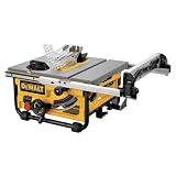 DEWALT DW745 Heavy Duty 10-inch Compact Job Site Table Saw with 16-inch Max Rip Capacity