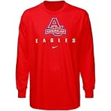 Nike American Eagles Red Basic Logo Long Sleeve T-shirt