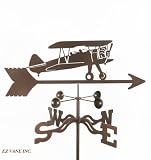 Outdoor Living : AIRPLANE-BI WING Weathervane - Garden Mount by EZ Vane Inc.