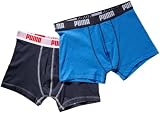 PUMA Herren Boxershort Basic 2P, blue, S, 511600001_056