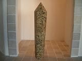 Eigenschaften Stonecrystall  / Tiger Skin yellow, Steinkristall aus Granit, 41cm Höhe