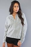 RVCA The Something To See Hoody in Haze hood ,Sweatshirts for Women