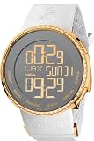Gucci Men`s YA114218 I Gucci Diamond Digital GRAMMY Special Edition White Watch