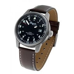 Glaswerk Automatikuhr Fliegeruhr Braun