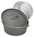 Bayou Classic 7420 20-Quart Cast Iron Dutch Oven with Basket