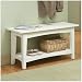 Shaker Cottage Bench Table in Ivory