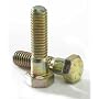Grade 8 Yellow Chromate Alloy Steel Hex Bolt, 3/8"-16, 2-3/4" Length (Pack of 5)