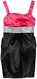 Ruby Rox Kids Girls 7-16 Caviar Beaded Waist Pocket Dress
