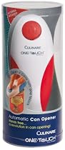 One Touch Automatic Can Opener Red