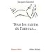 Tous les matins de l'amour... ont un soir