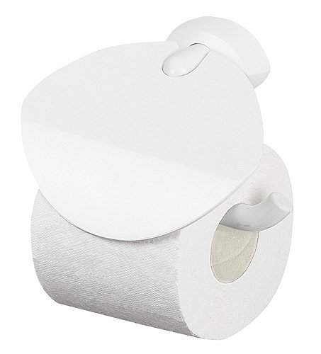 spirella 10.10584 Rollenhalter mit Deckel lemon white