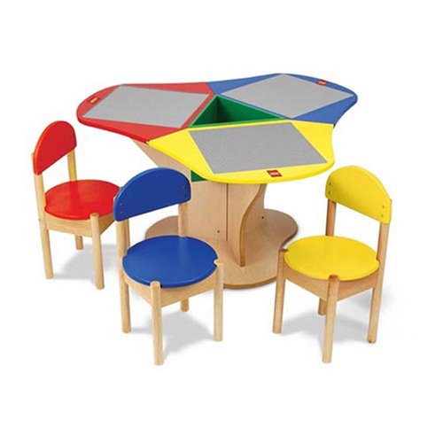 Toys: LEGO 3 Seat Play Table With Chairs