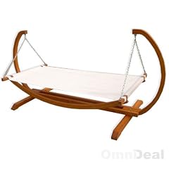 Bequeme H�ngematte mit Gestell f�r 2 Personen H�ngemattengestell ~ 280 x 120 x 150 cm
