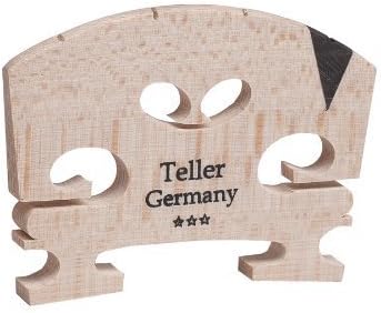 Teller German E String Inlay Fitted Violin Bridge 1/2 18/4FEH