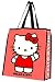 Vandor Hello Kitty Large Recycled Shopper Tote, 14 X 15 Inches, Pink (18073)