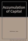 The accumulation of capital