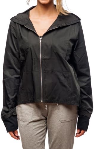 Central Park Womens Hooded Waterproof Athletic Jacket
