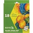 Reeves Assorted 12-Milliliter Acrylic Paints, 18-Pack