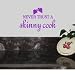 NEVER TRUST A SKINNY COOK - Kitchen Grapes Design - Vinyl Wall Room Decal Sticker #W010 | Color: Egg