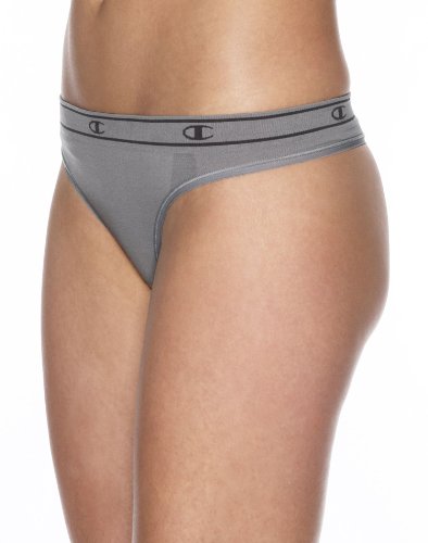 Champion Women's Fitness Thong, Sparkle Pink, Medium