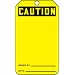 Accuform Signs MDT623CTP Caution Tag, Blank Front, "Do Not Remove" Back, Yellow PF-Cardstock (Pack of 25)