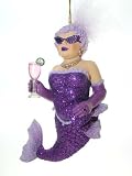 December Diamonds Purple Passion Drag Queen Christmas Ornament #5590203